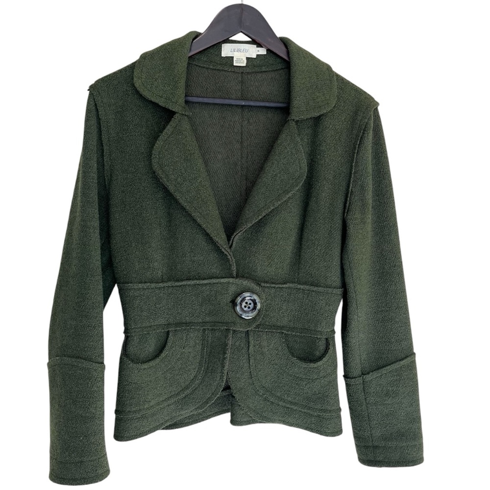 Lilibleu Wool Blend Jacket / Peacoat